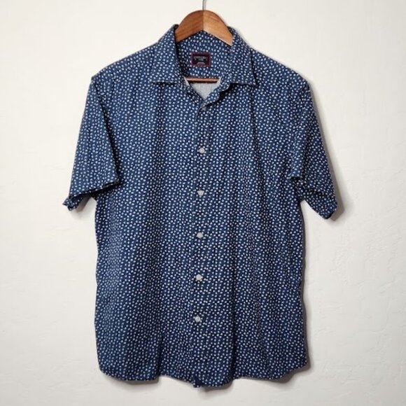 UNTUCKit Men's Short Sleeve Button-Down Shirt Size Large - Picture 1 of 5